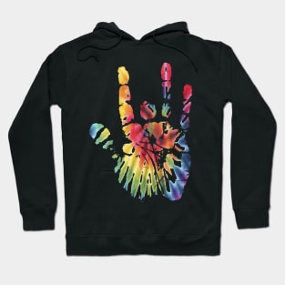 rainbow hand Hoodie